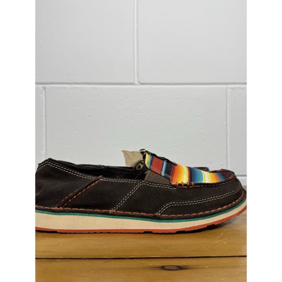 Ariat Brown Serape Stripe Slip-On Loafers Women's Size 7.5B Casual Runs Small 7 - Picture 5 of 10